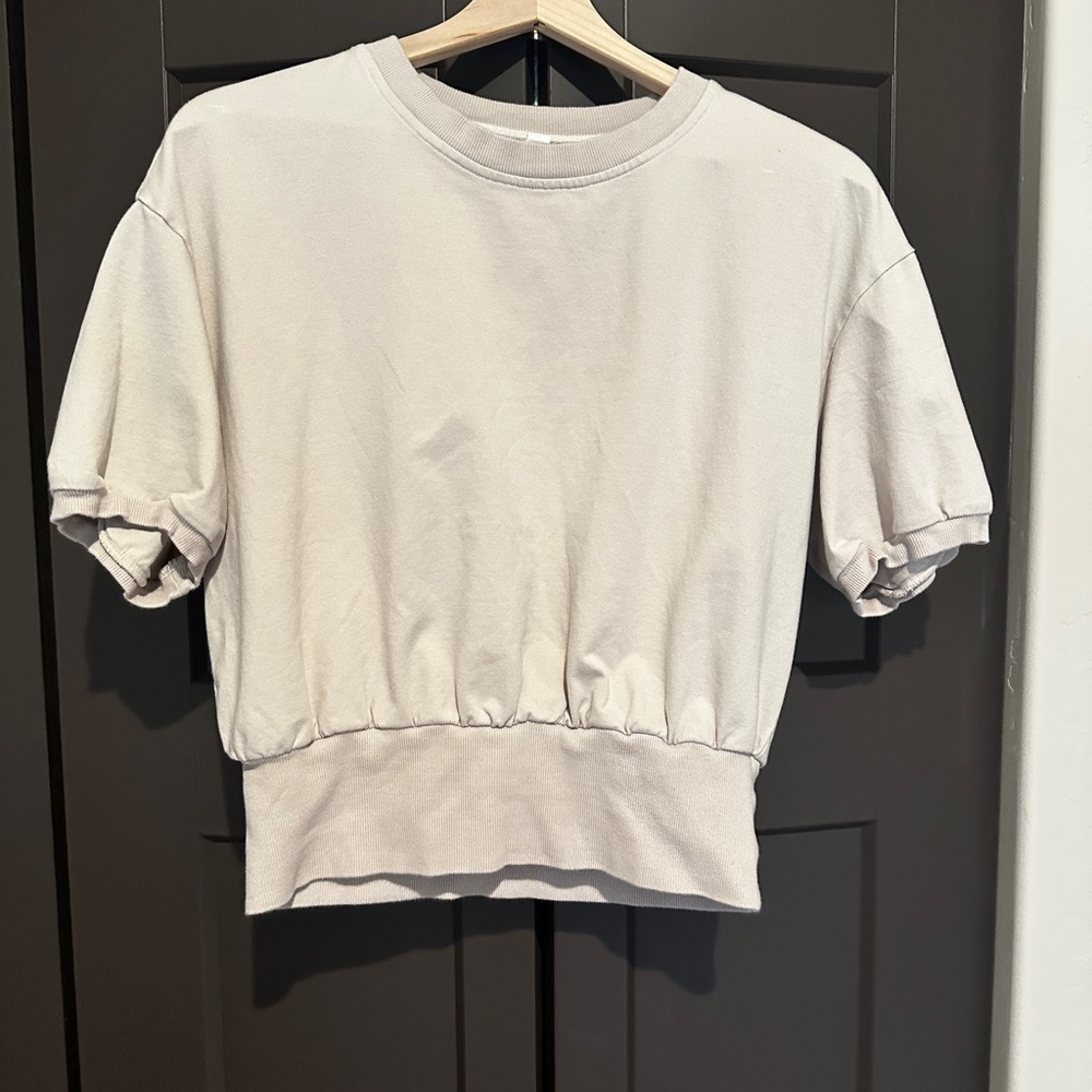Zella Cream Short Sleeve Women's Top